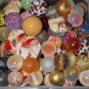 Spirit of the Kitsune" Acrylic Bead Mix. PLEASE READ DISCRIPTION